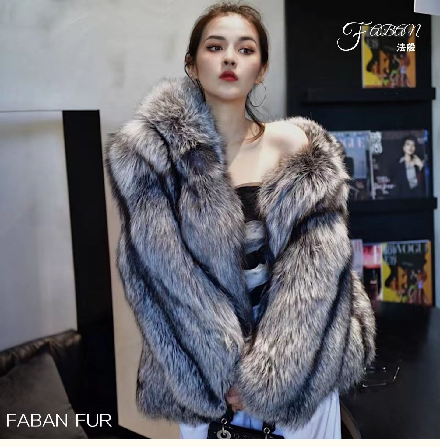 Real Fur Hooded Full Pelt Coats