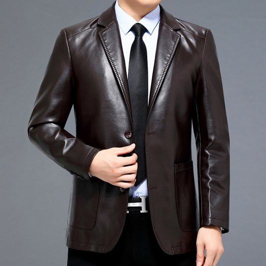 Genuine Leather Jackets Business Armor Anti-Stab