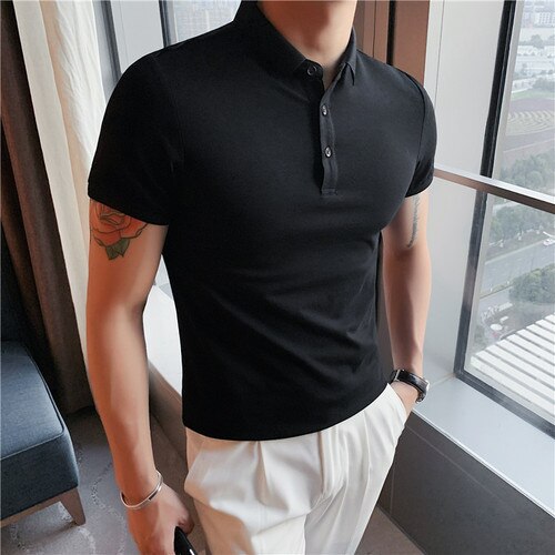 Pure Cotton Shorts Sleeve POLO Shirts