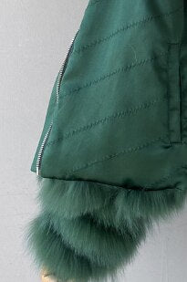 Reversible Real Fur Coats Silk Liner Hooded