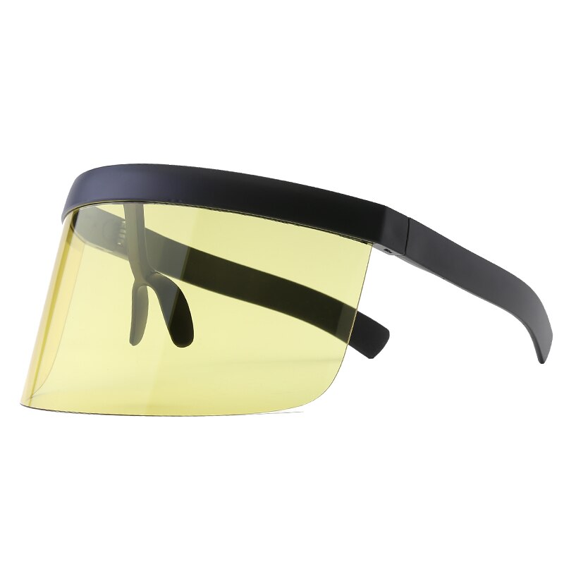 Oversized Rimless Visor Sunglasses