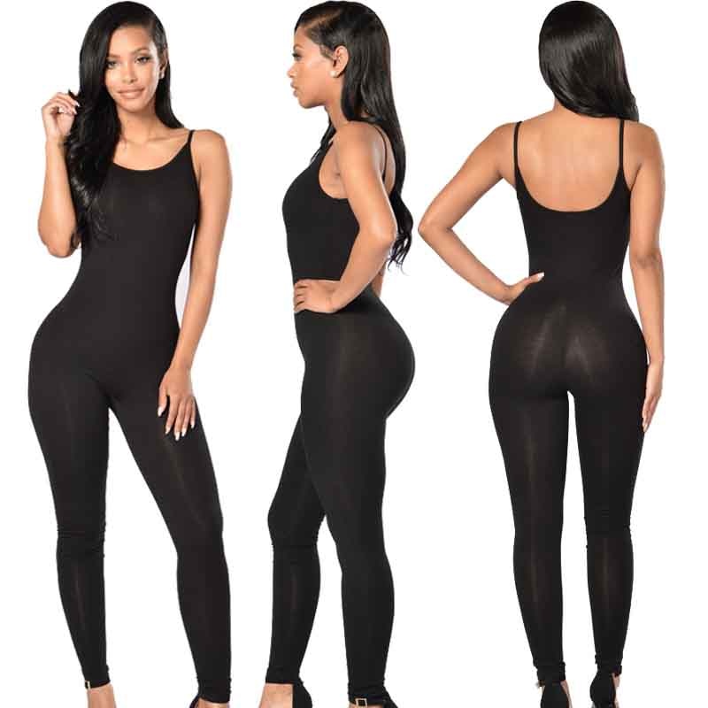 Strap Sleeveless Backless Jumpsuit (Multi-Colors)