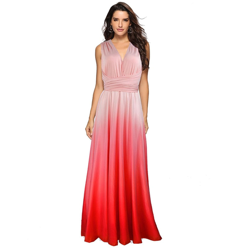 Multiway Wrap Convertible Boho Maxi Long Dresses (Multi-Styles/Colors)
