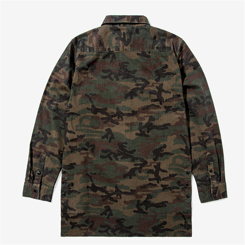 Military Camouflage Extended Shirts