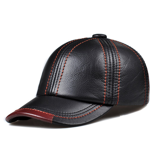 Genuine Leather Adjustable Baseball Caps