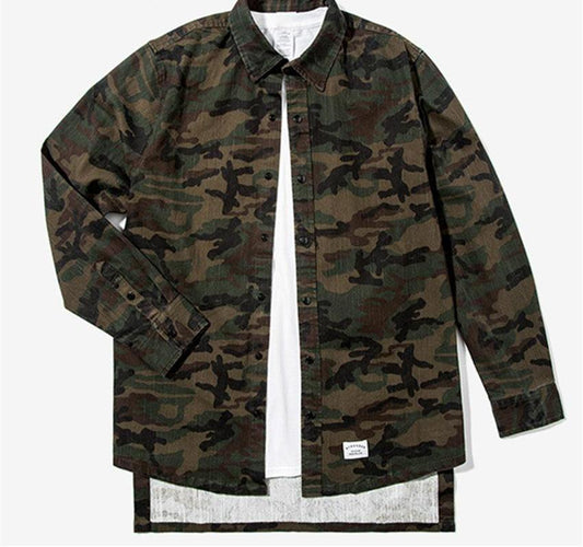 Military Camouflage Extended Shirts