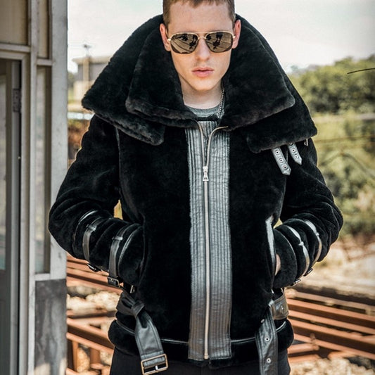 Genuine Leather Real Fur Shearling Coats