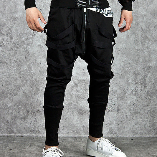 Harem Strap Wave Sweatpants