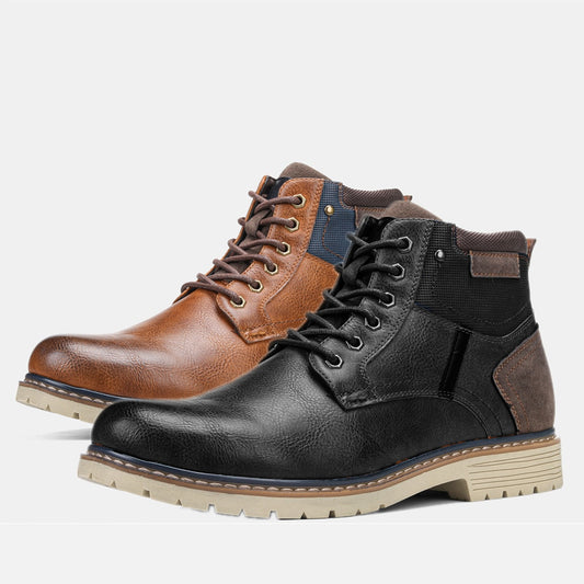 Pu Leather Martin Boots