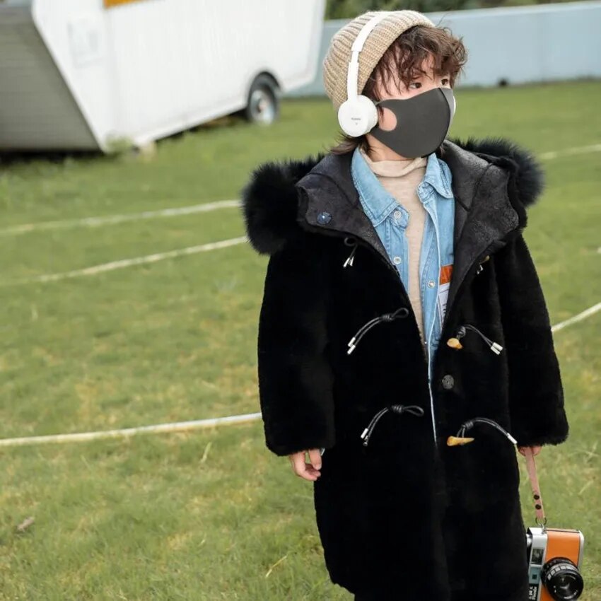 Real Shearling Coats & Fox Fur Collar – Elevate Swag