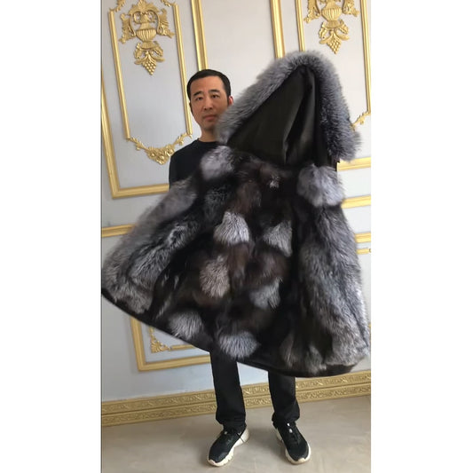 Waterproof Coat Liner Silver Fur Coat Parkas