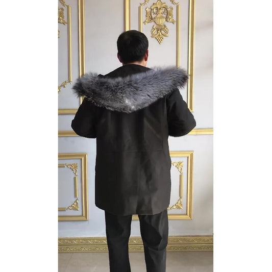 Waterproof Coat Liner Silver Fur Coat Parkas