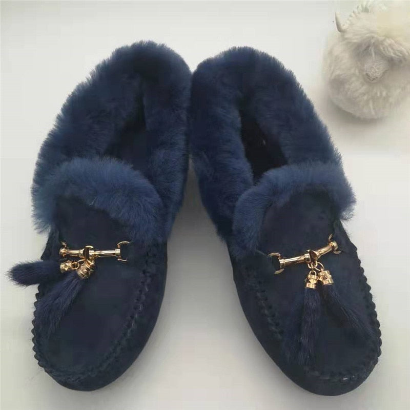 Genuine Leather Soft Moccasins Loafers