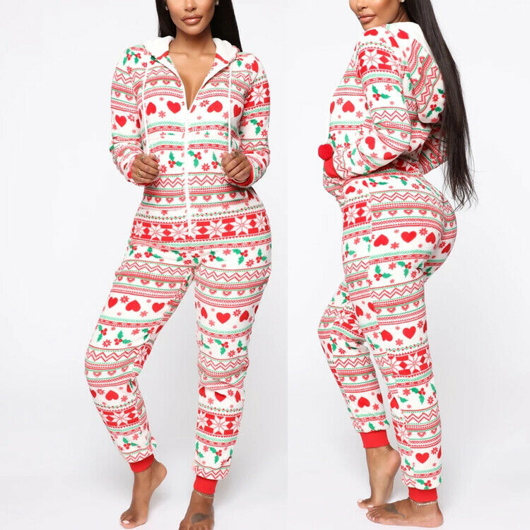 Christmas Print Oneies Pajamas