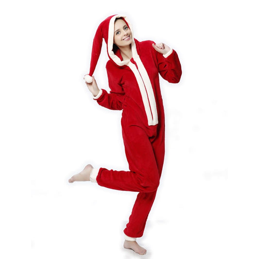 Christmas Fluffy Teddy Fleece Hoodie Onesies