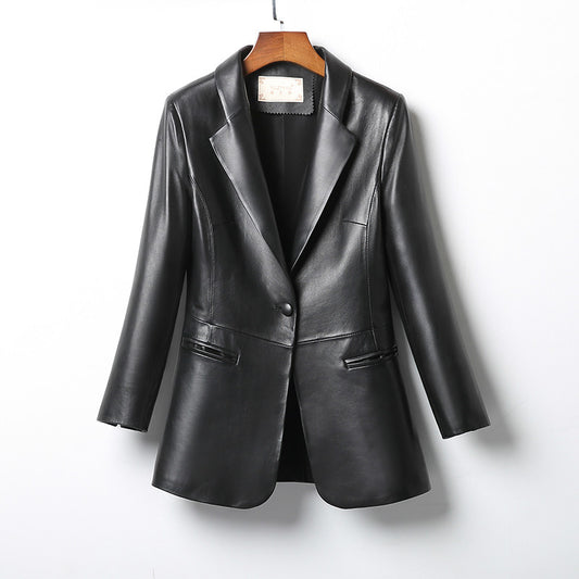 Genuine Leather Blazer Jackets