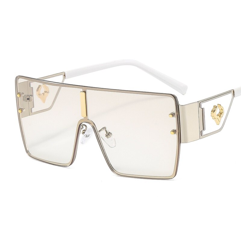 Big Square Half Shield Sunglasses