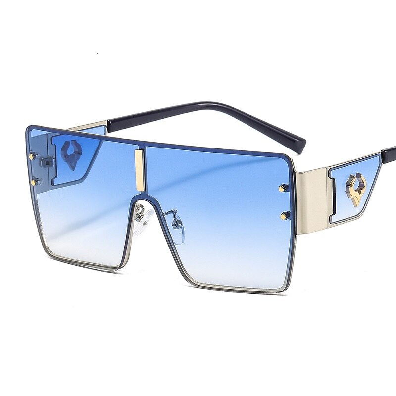 Big Square Half Shield Sunglasses