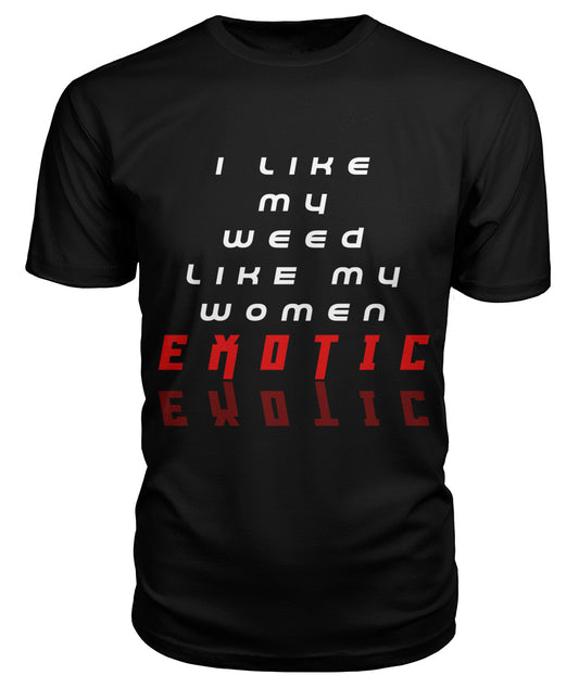 Like my weed like my women Exotic (Tees)