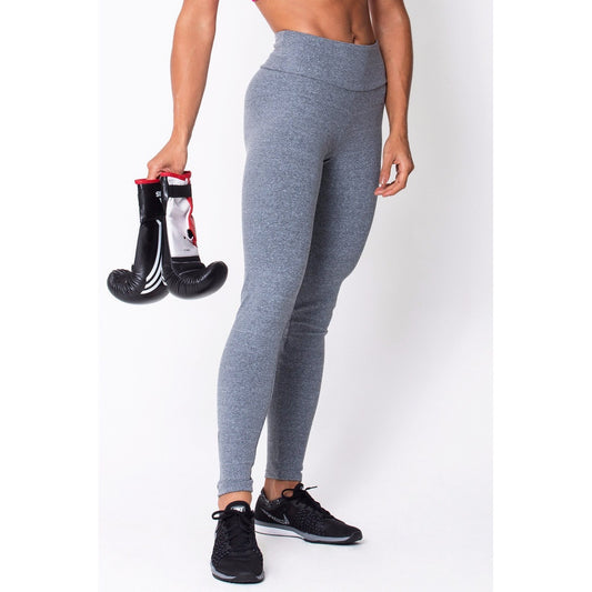 Heather Grey Zip Up Legging