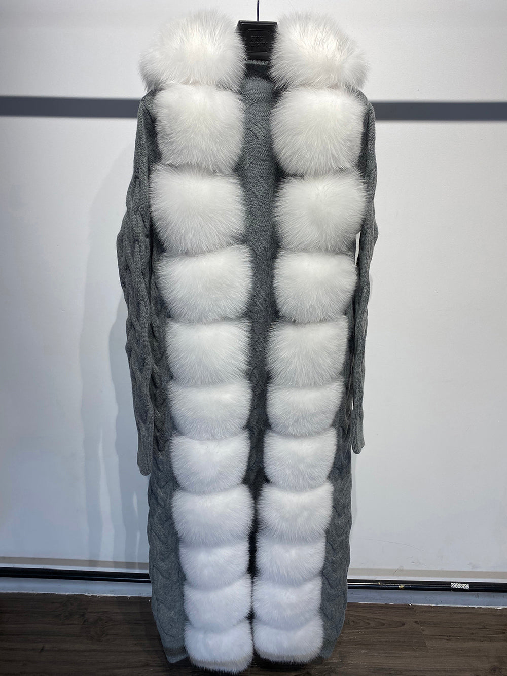 Real Fur Cardigan X-long Sweaters