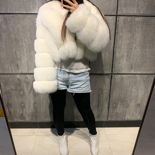 Big Collar Fluffy Fur Jackets