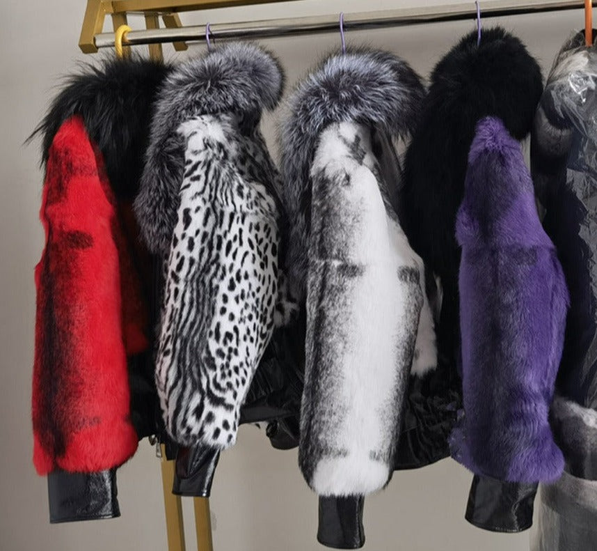 Angora Rabbit Fur Coats