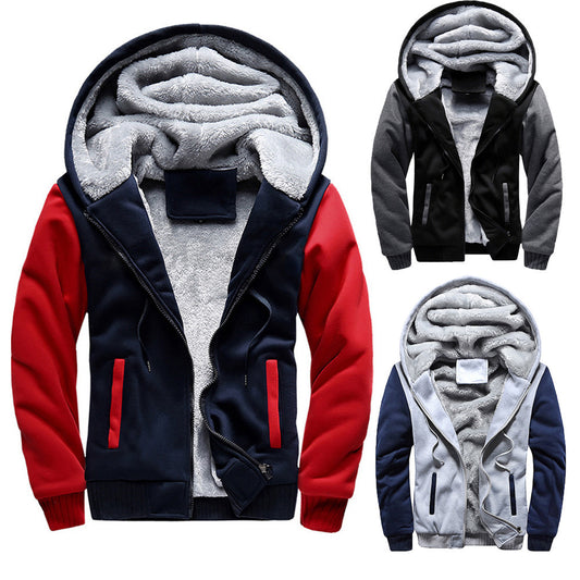 Warm Fleece Zipper Hoodie