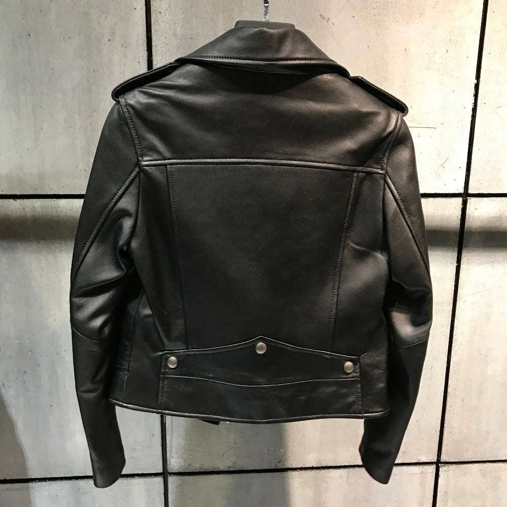 Genuine Leather Black Moto Jackets